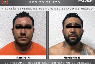 Detienen a dos individuos investigados por un doble homicidio en Ixtapan de la Sal
