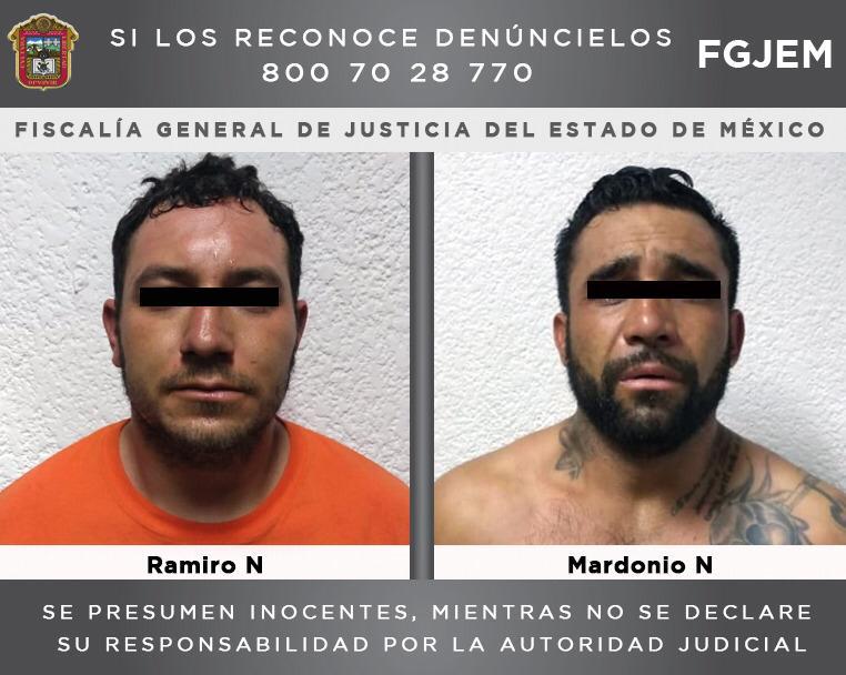 Detienen a dos individuos investigados por un doble homicidio en Ixtapan de la Sal