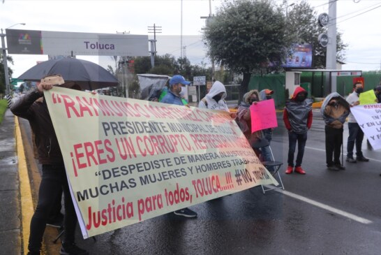 Exigen al Ayuntamiento de Toluca pago de laudos