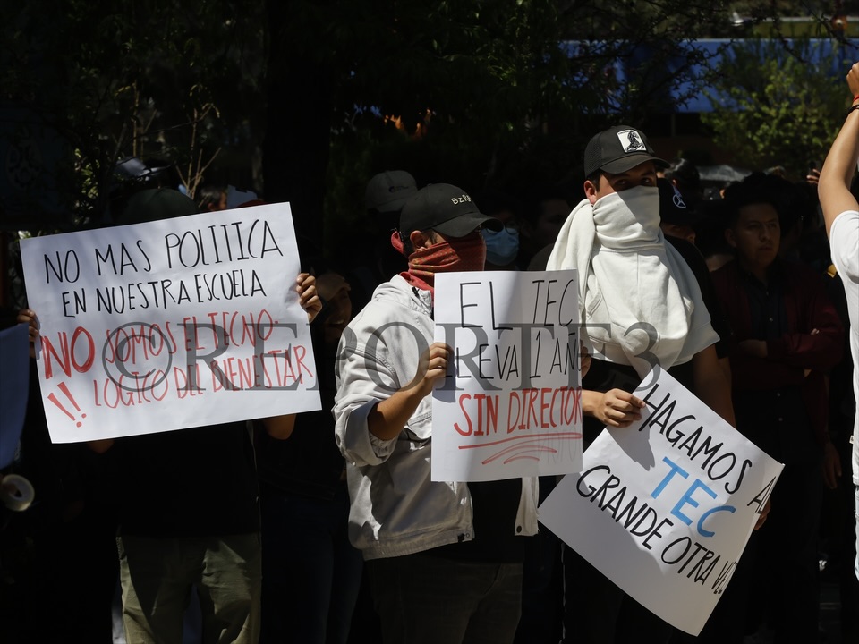 Tecnológico de Toluca en paro por proselitismo a favor de Claudia Sheinbaum.