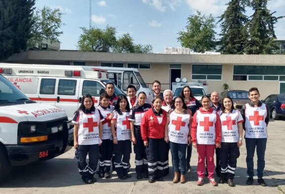 Capacitan a personal de Cruz Roja Edomex en administración y reducción de estrés