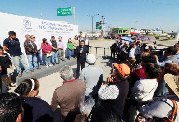 Anuncia JRSG inicio del programa de Reencarpetado y Pavimentación en Toluca