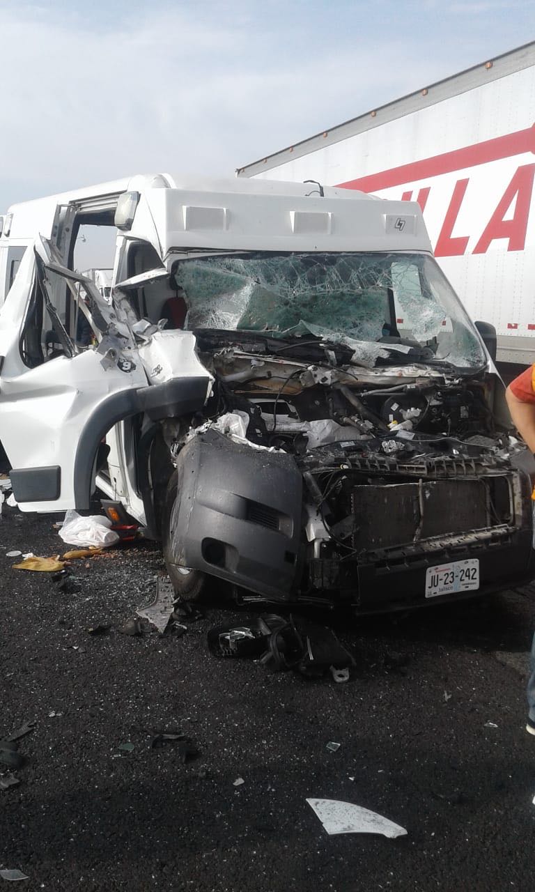 Deja 4 heridos choque en la autopista Toluca-Atlacomulco