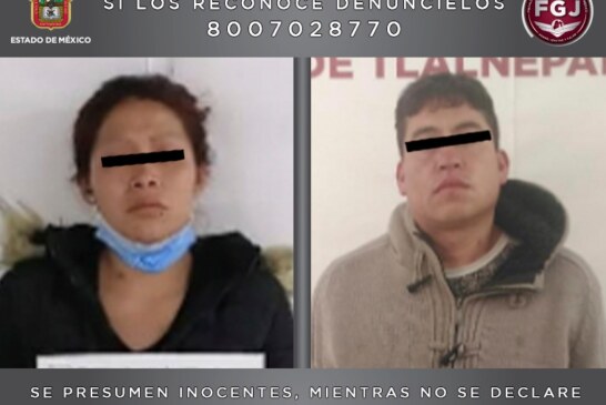 Ingresan a un penal  a la pareja investigada por el homicidio de  su hijo  de cinco años, en Nicolás Romero