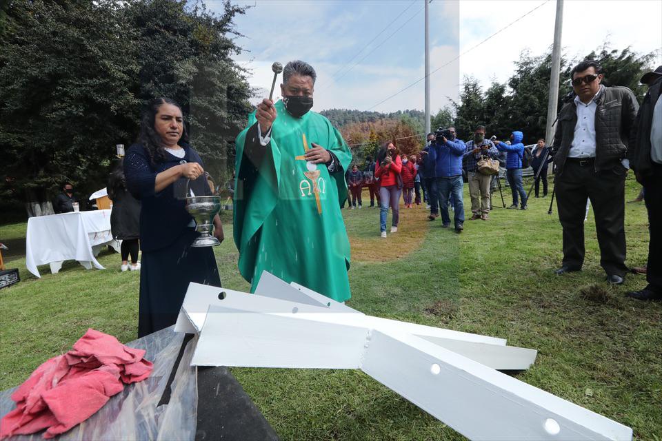 Misa en donde 15 murieron en la México Toluca.