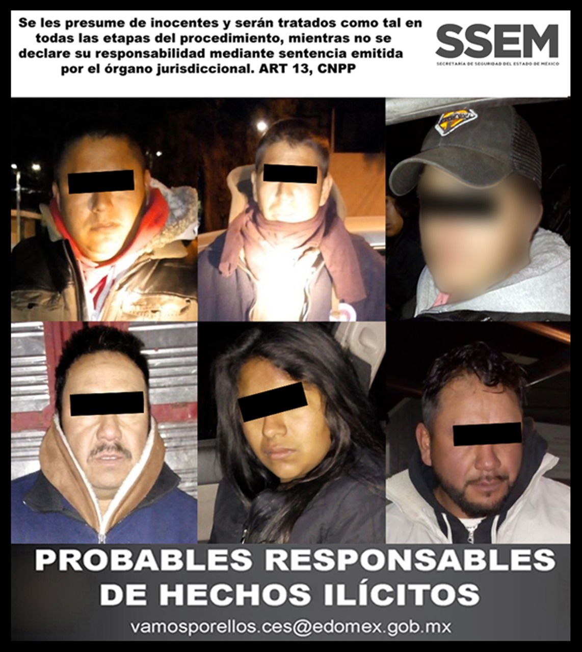 SSEM detuvo a seis personas relacionadas con el robo de hidrocarburo