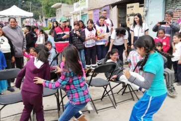 Cruz Roja Estado de México festejó con 300 pequeños el día del niño.