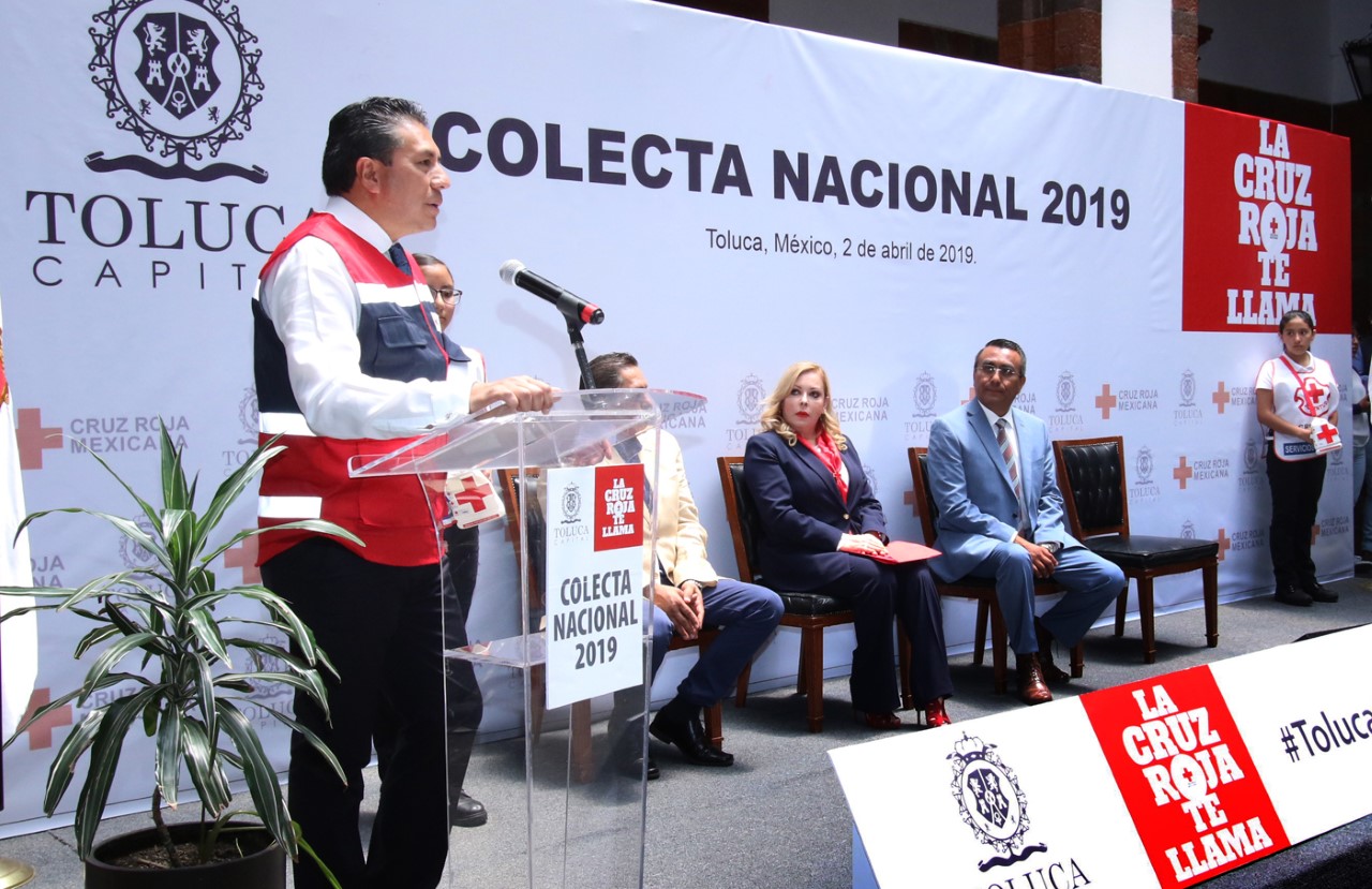 Arranca  Juan Rodolfo Sánchez Gómez colecta nacional 2019 “La Cruz Roja te llama”