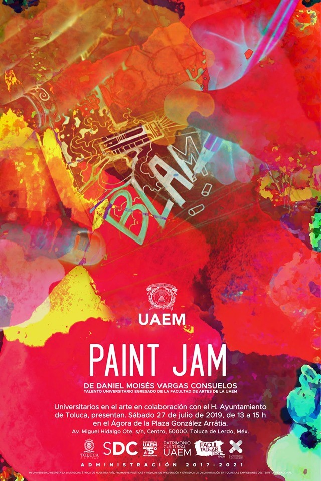 Paint Jam, oferta cultural de Toluca y la UAEMéx