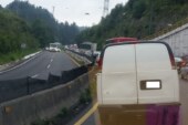 Reducción de carriles en carretera México -Toluca por trabajos de tren interurbano